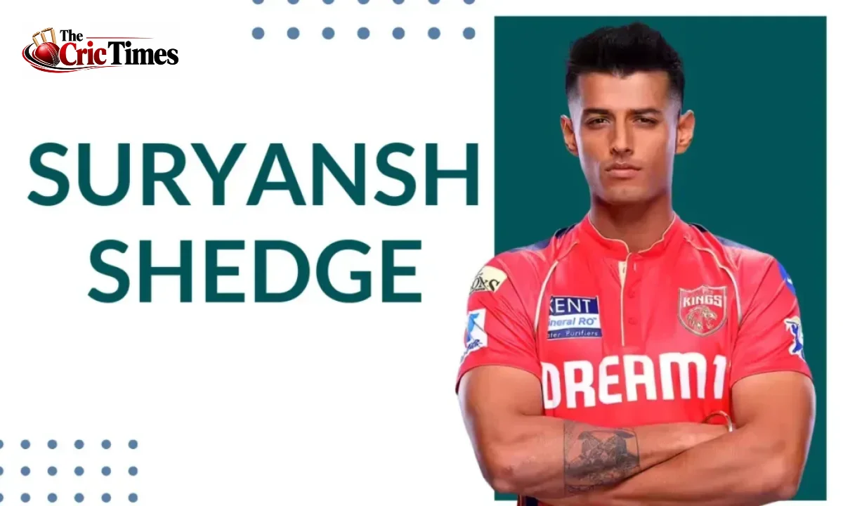 Suryansh Shedge Biography 2026: Age, Height, Family, Cricket Career, IPL, Stats and Net Worth